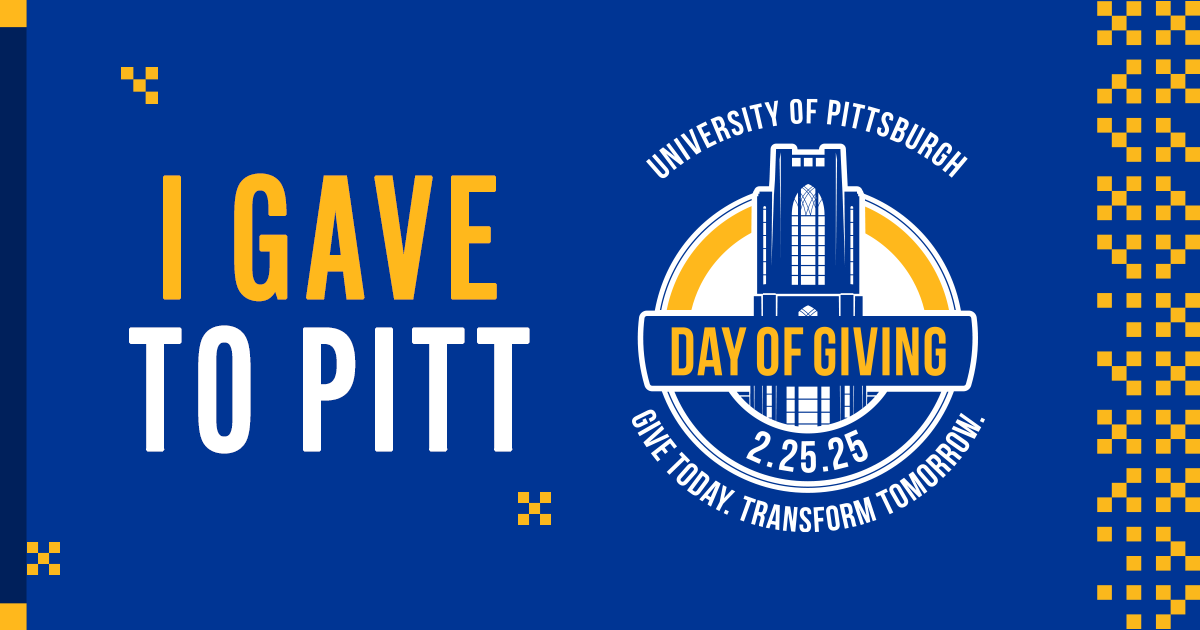 Pitt Day of Giving banner.