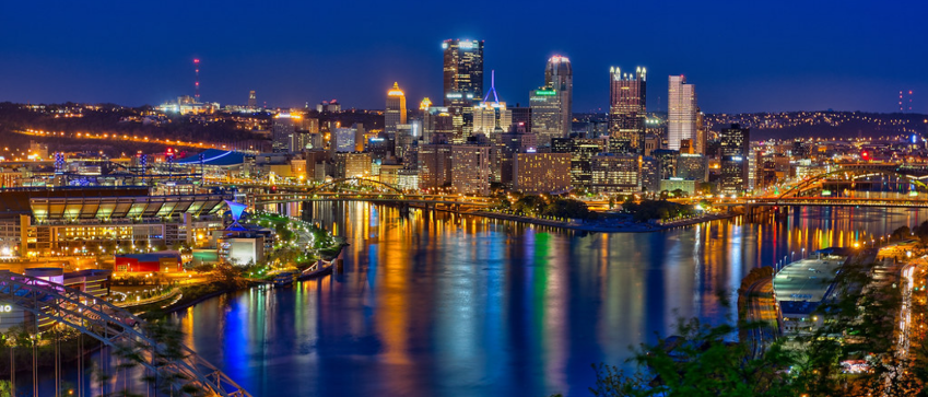 City of Pittsburgh at Night