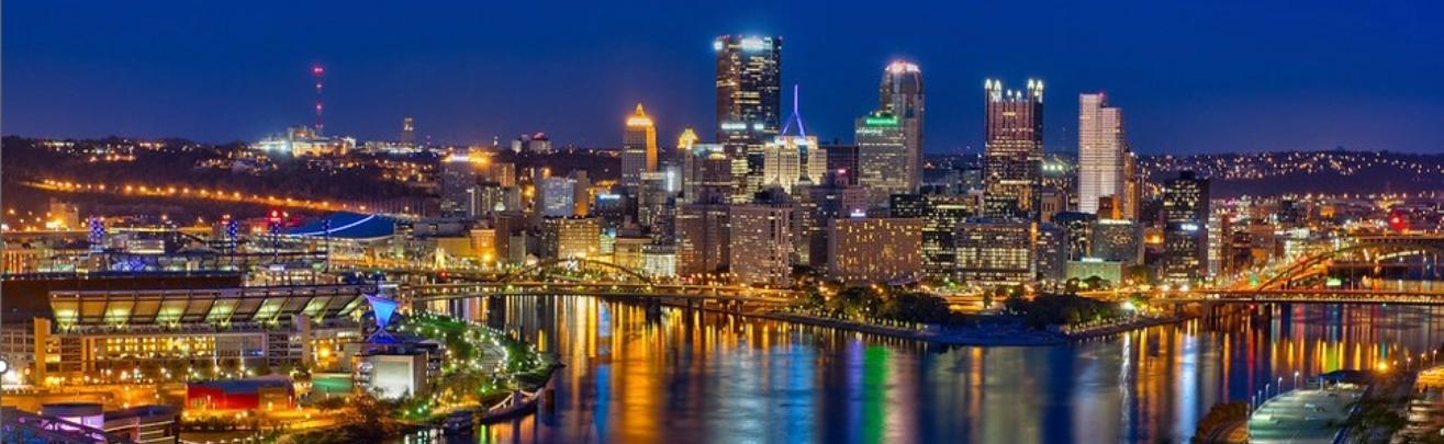 City of Pittsburgh at Night